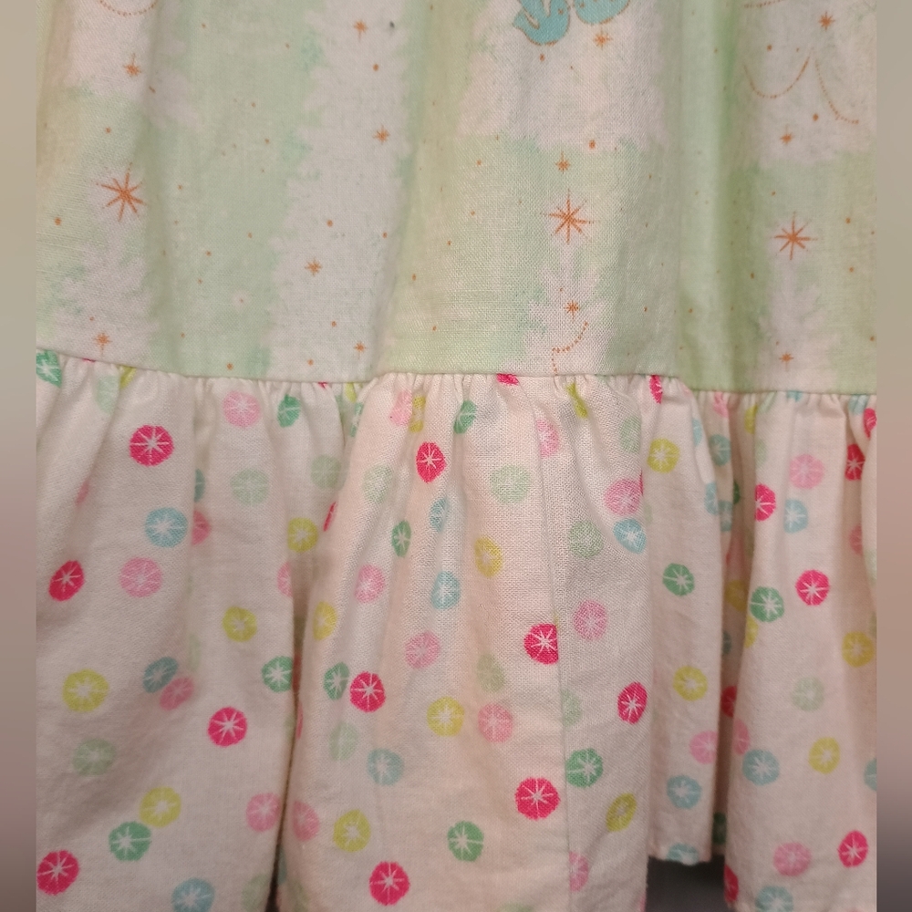 Pastel Holiday Dress By Ricrac & Ruffles - Picture 3 of 4